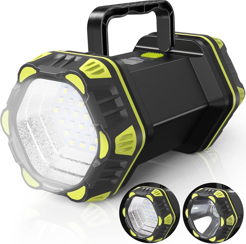 AlpsWolf Updated Camping Lantern Rechargeable, LED Flashlight Spotlight, 4800 Capacity Battery Powered, Portable Camping Light, 4+4 Modes for Emergency, Outdoor Hiking, Power Outages, Fishing - Image 1
